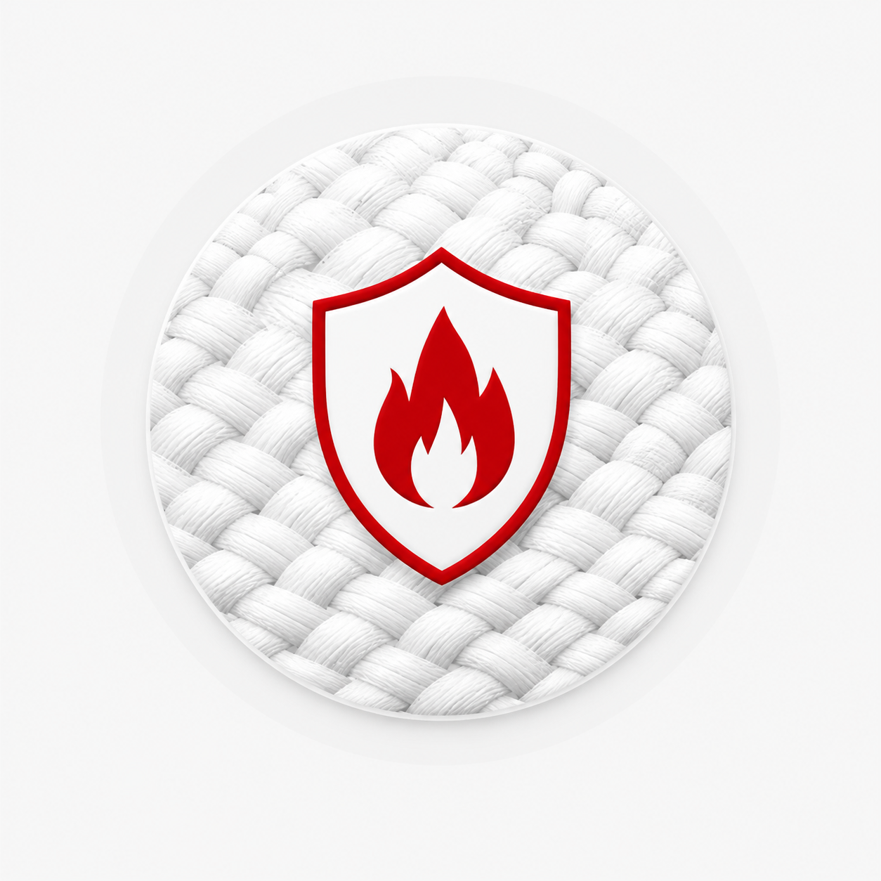 Heat-resistant fiberglass fire blanket material