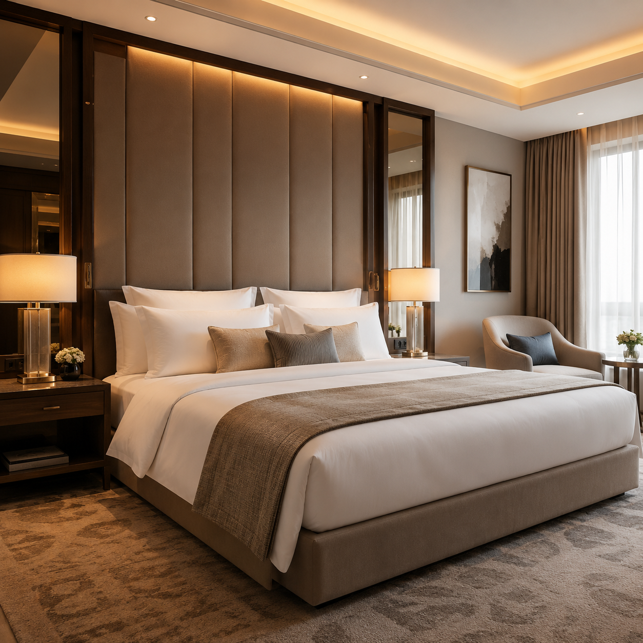 Hotel room interior
